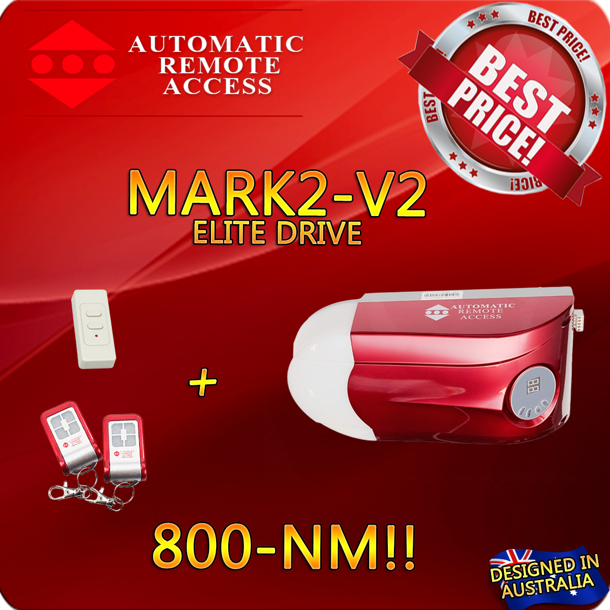 Sectional Tilt Door Opener Ara Mark2 V2 Garage Door Motor 3