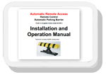parking barrier manual instruction